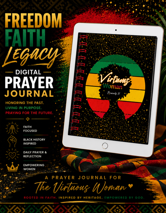 Virtuous Woman - Digital Prayer Journal ( Black History)