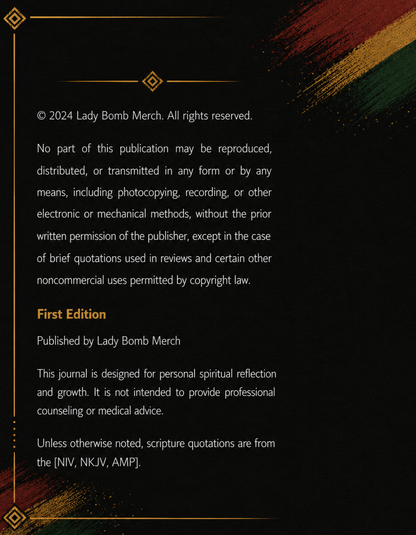 Virtuous Woman - Digital Prayer Journal ( Black History)